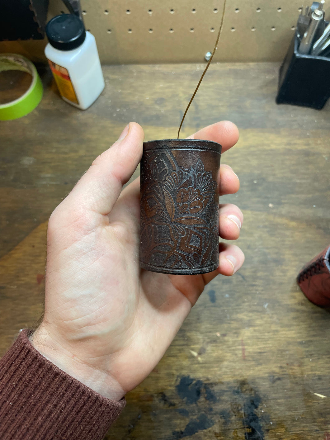 Laser Etched Coin Cylinder(Dollar Sized)
